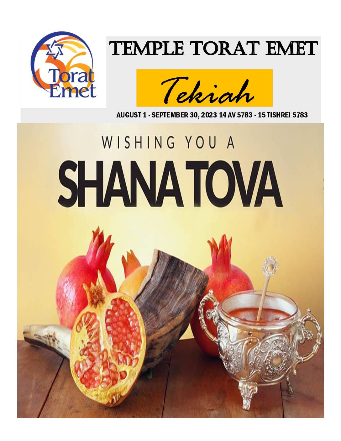 August September October Tekiah