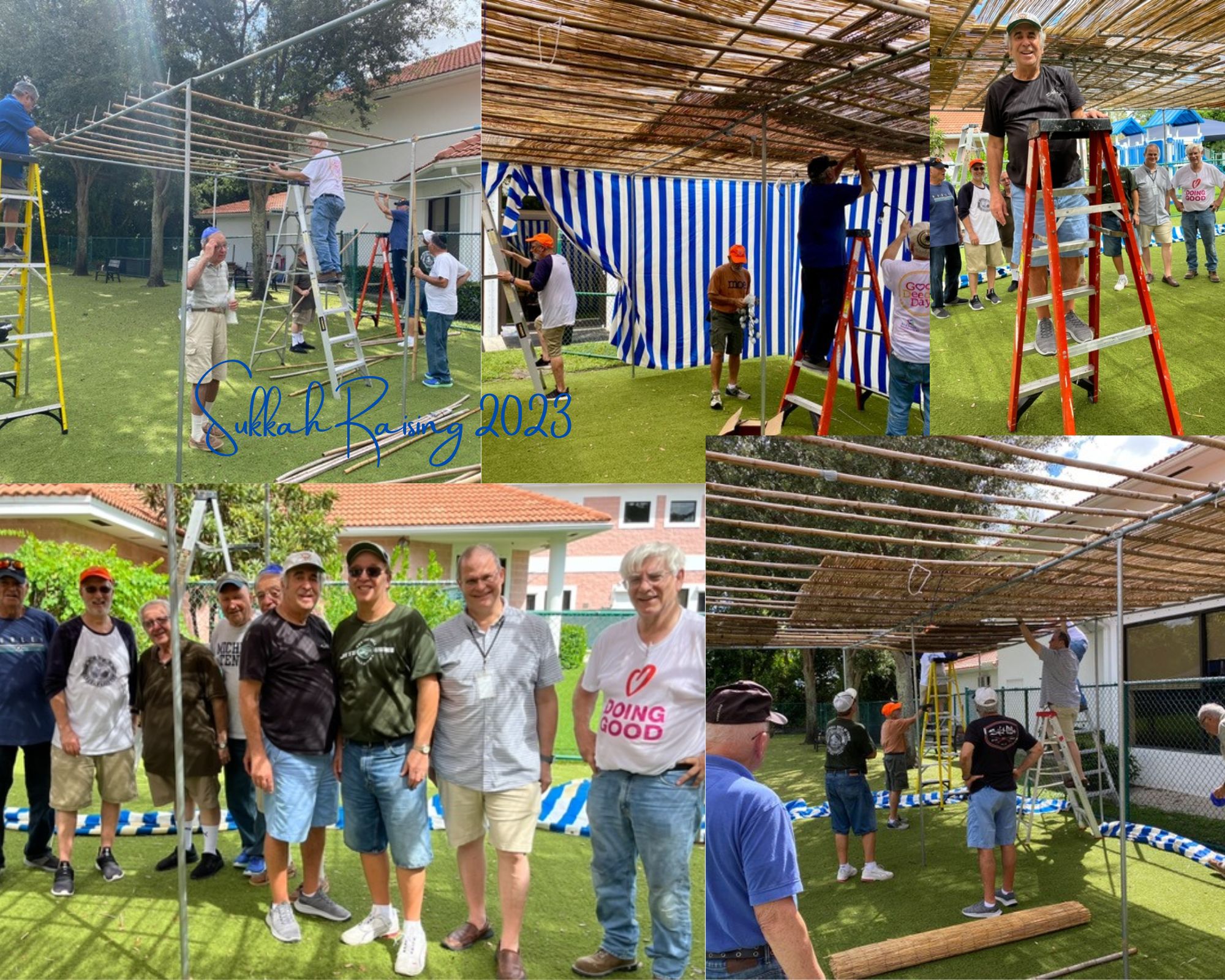 Sukkah Raising 2023